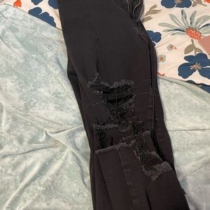 Ripped Curvy High-Rise Ankle Jeggings